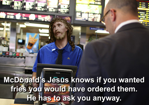 mcdonalds jesus