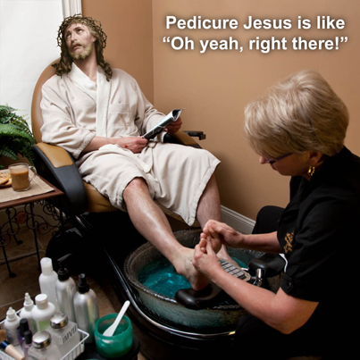 pedicure jesus